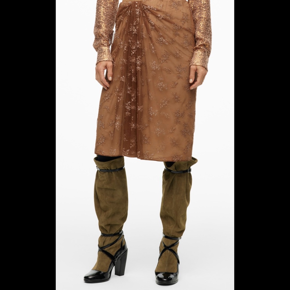 SALE | NWT ZARA COMBINATION SKIRT LIMITED EDITION - Picture 4 of 6